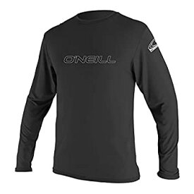【中古】【輸入品・未使用】O'Neill Men's Basic Skins UPF 50+ 長袖 Sun Shirt (Black Large)