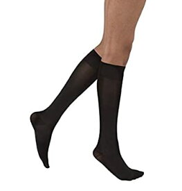 【中古】【輸入品・未使用】Jobst 115200 Opaque Knee Highs 15-20 mmHg - Size & Color- Classic Black Small
