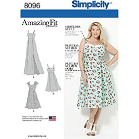 【中古】【輸入品・未使用】Simplicity Creative Patterns US8096GG Amazing Fit Plus Size Dresses Size GG (26W-28W-30W-32W) by Simplicity Creative Patterns