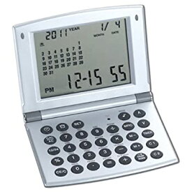 【中古】【輸入品・未使用】Natico Multifunctional World time Clock Calendar and Calculator (10-WT208) by Natico