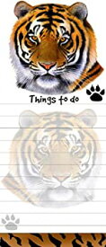 【中古】【輸入品・未使用】Tiger Magnetic List Pads Uniquely Shaped Sticky Notepad Measures 8.5 by 3.5 Inches by E&S Pets