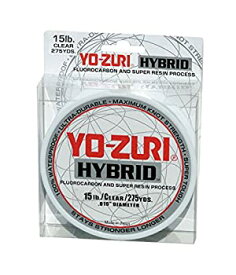 【中古】【輸入品・未使用】Yo-Zuri 275-Yard Hybrid Monofilament Fishing Line Clear 6.8kg