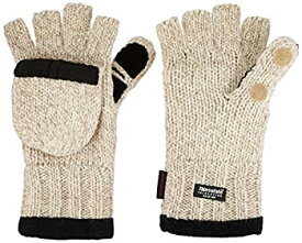 【中古】【輸入品・未使用】Heat Factory Fleece-Lined Ragg Wool Gloves with Fold-Back Finger Caps and Hand Heat Warmer Pockets Women's