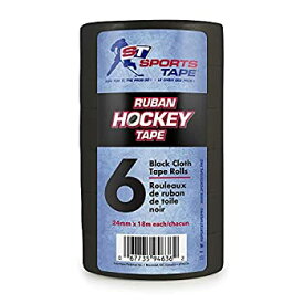 【中古】【輸入品・未使用】SportsTapee Hockey Tape - 6 Roll Multipack (Black)