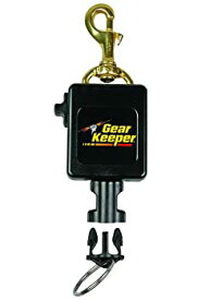 【中古】【輸入品・未使用】Gear Keeper RT3-0083 Locking Scuba Console Retractor Swiveling Brass Bolt Clip Mount with Q/C-II Split Ring Accessory by Hammerhead Ind