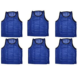 【中古】【輸入品・未使用】BlueDot Trading 大人用 練習試合 トレーニングベスト 多くの色と数量 6 Vests