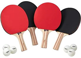 【中古】【輸入品・未使用】Viper Table Tennis Accessory Set with 4 Rackets and 6 Balls