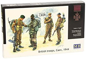 【中古】【輸入品・未使用】Master Box British Troops Caen 1944 (4) Figure Model Building Kits (1:35 Scale) by Masterbox