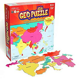 【中古】【輸入品・未使用】GeoPuzzle Asia Educational Geography Jigsaw Puzzle w/Free Storage Bag by GeoToys [並行輸入品]