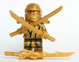 【中古】【輸入品・未使用】LEGO Ninjago - The GOLD Ninja with 3 Weapons