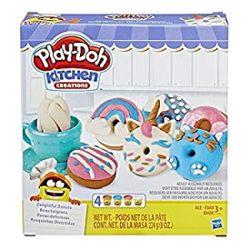【中古】【輸入品・未使用】Play-Doh Kitchen Creations Delightful Donuts Set with 4 Colors [並行輸入品]