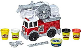 【中古】【輸入品・未使用】Play-Doh Wheels Firetruck Toy with 5 Non-Toxic Colors Including Play-Doh Water Compound [並行輸入品]