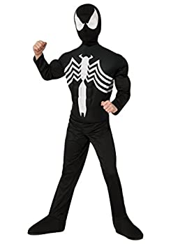 Rubie's Marvel Ultimate Spider-Man   Venom Deluxe Muscle Chest Black Costume Child Small Small One Color [並行輸入品]