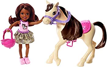 3 for Gift Accessories%ｶﾝﾏ% and Fashion Wearing Brunette%ｶﾝﾏ% 6-Inch Horse%ｶﾝﾏ% and Doll Chelsea Club 【中古】【輸入品・未使用未開封】?Barbie to [並行輸入 Olds Year 7 その他