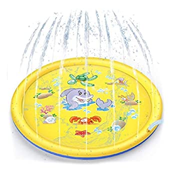 Spray Water Outdoor Cushion Play Water Fountain Pad Sprinkler Children 【中古】【輸入品・未使用未開封】Anyren Game Lawn Backyard Pad Padding Pad Splash Inflatable Pad その他