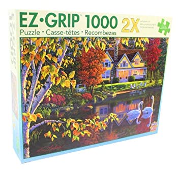 MasterPieces Puzzle Company Autumn Reflections EZ Grip Jigsaw Puzzle (1000-Piece) Art by Kim Norlien [並行輸入品]