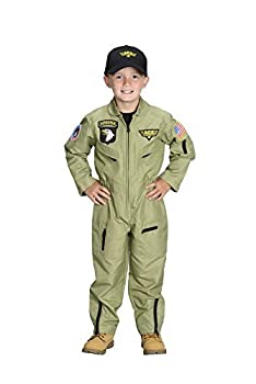 Aeromax Jr. Fighter Pilot Suit with Embroidered Cap Size 10 by Aeromax [並行輸入品]