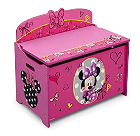 【中古】【輸入品・未使用】Delta Children Deluxe Toy Box Disney Minnie Mouse by Delta Children [並行輸入品]