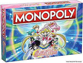 【中古】【輸入品・未使用】USAOPOLY: Monopoly Sailor Moon Board Game | Based on The Popular Anime TV Show | Custom Sailor Moon Tokens%カンマ% Money and Game Board |