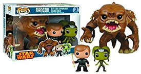 【中古】【輸入品・未使用】Pop Star Wars Rancor with Luke and Slave Oola Vinyl Figure 3-Pack