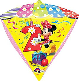 【中古】【輸入品・未使用】Anagram International Minnie Age 2 Diamondz Balloon Pack 17' Multicolor [並行輸入品]