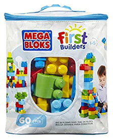 【中古】【輸入品・未使用】Mega Bloks First Builders Big Building Bag 60-Piece (Classic) [並行輸入品]
