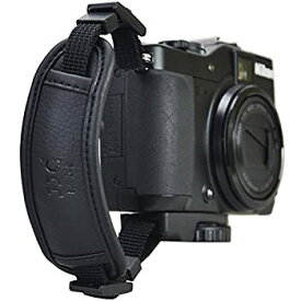 中古 【中古】【輸入品・未使用未開封】JJC HS-M1 Microfiber PU Leather Soft Camera Hand Grip Strap for Mirrorless Cameras (Black) [並行輸入品]