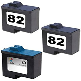 【中古】【輸入品・未使用】Amsahr 18L0032 Remanufactured Replacement Lexmark Ink Cartridges for Select Printers/Faxes - 2 Black/1 Color [並行輸入品]