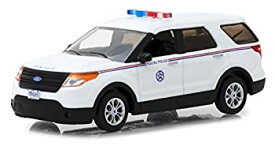 【中古】【輸入品・未使用】2014 Ford Explorer Postal Police United States Postal Service (USPS) White 1/43 Diecast Model Car by Greenlight 86524 [並行輸入品]