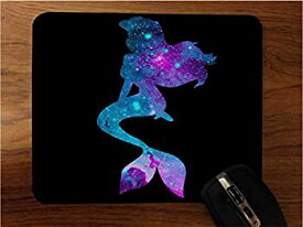 【中古】【輸入品・未使用】Nebula Galaxy Mermaid Silhouette Desktop Office Silicone Mouse Pad by Trendy Accessories [並行輸入品]