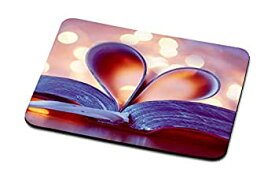 【中古】【輸入品・未使用】RADANYA Love Book Mouse Pad Non Slip Gaming Rubber Mouse Pad 7.2x8 Inches [並行輸入品]