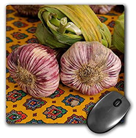 【中古】【輸入品・未使用】3D Rose'France Provence Cote Dazur Garlic at The Friday Market' Matte Finish Mouse Pad - 8 x 8' - mp_227292_1 [並行輸入品]