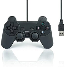 【中古】【輸入品・未使用】QUMOX Wired USB Gamepad Game Gaming Controller Joypad Joystick for PC Computer Laptop [並行輸入品]