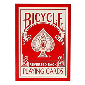 【中古】【輸入品・未使用】Magic Makers' Bicycle Reversed Back Red Deck [並行輸入品]