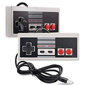 【中古】【輸入品・未使用】2 Pack USB Controller for NES Games suily PC USB Controller Retro Gamepad Joystick Raspberry Pi Gamepad Controller for Windows PC Mac L