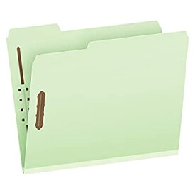 【中古】【輸入品・未使用】Pressboard Folders with Two 2" Capacity Fasteners Letter Green 25/Box (並行輸入品)