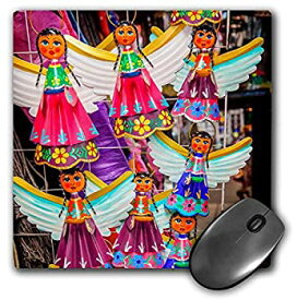 【中古】【輸入品・未使用】3dRose Mouse Pad Colorful Mexican Angel Souvenirs San Miguel De Allende Mexico - 8 by 8-Inches (mp_258535_1) [並行輸入品]