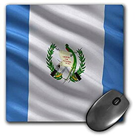 【中古】【輸入品・未使用】3dRose Mouse Pad Flag of Guatemala Waving in The Wind - 8 by 8-Inches (mp_178070_1) [並行輸入品]