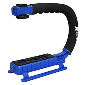 【中古】【輸入品・未使用】Opteka X-GRIP カメラスタビライザー ステディカム カムコーダー 撮影安定化機材 手振れ防止 スタビライザー スポンジ製ハンドルグリップ（ブル