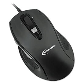 【中古】【輸入品・未使用】INNOVERA 61014 Full-Size Wired Optical Mouse USB Black [並行輸入品]