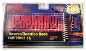 【中古】【輸入品・未使用】Jeopardy Answer/Question Book & Cartridge #6 for Electronic LCD Handheld Game by Tiger [並行輸入品]