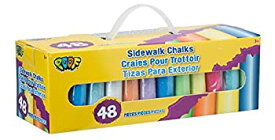 【中古】【輸入品・未使用】POOF 48-Piece Sidewalk Chalk [並行輸入品]