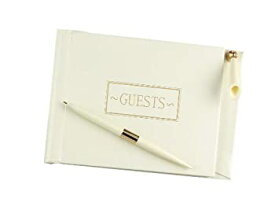 【中古】【輸入品・未使用】Hortense B. Hewitt Wedding Accessories Small Guest Book with Pen Ivory [並行輸入品]