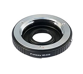 【中古】【輸入品・未使用】Fotasy EFMD Minolta MD Mount Lens to Canon EOS EF Mount Camera Adapter with Glass Element (Black) [並行輸入品]