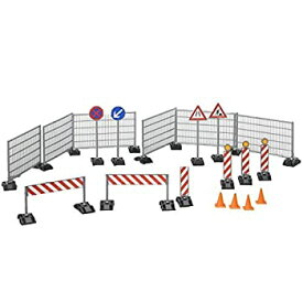 【中古】【輸入品・未使用】Bruder Construction Set: Railings Site Signs and Pylons [並行輸入品]