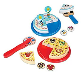 【中古】【輸入品・未使用】Melissa & Doug Mickey Mouse Wooden Pizza & Birthday Cake Set [並行輸入品]