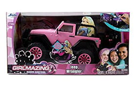 【中古】【輸入品・未使用】Jada Toys GIRLMAZING Big Foot Jeep R/C Vehicle (1:16 Scale) Pink [並行輸入品]