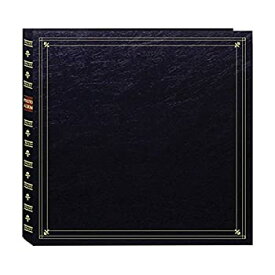 【中古】【輸入品・未使用】Pioneer Photo Albums 300-Pocket Post Bound Leatherette Cover Photo Album for 3.5 by 5.25-Inch Prints Black [並行輸入品]