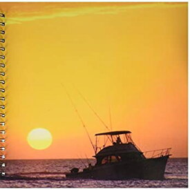 【中古】【輸入品・未使用】3dRose db_89071_2 A Fishing Boat and Sunset in Key West Florida-Us10 Dfr0107-David R. Frazier-Memory Book 12 by 12-Inch [並行輸入品]