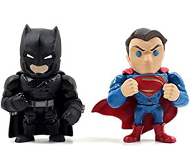 【中古】【輸入品・未使用】Jada Toys Batman/Superman Metals Classic Figures Twin Pack 4' [並行輸入品]